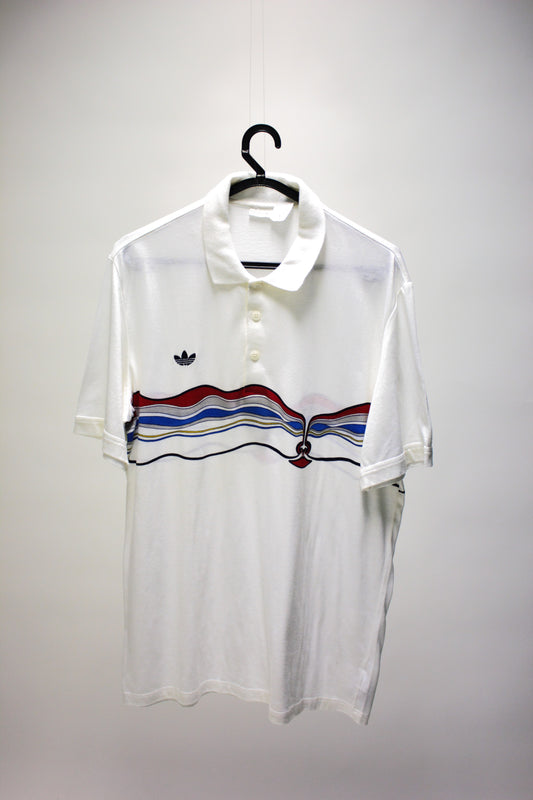 80's adidas print t-shirt