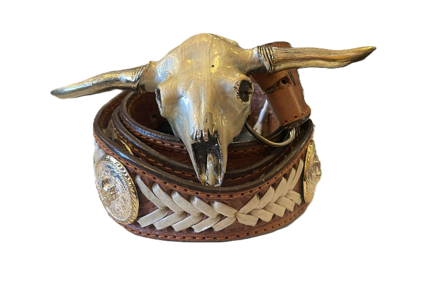 American Bronze Longhorn belt buckle