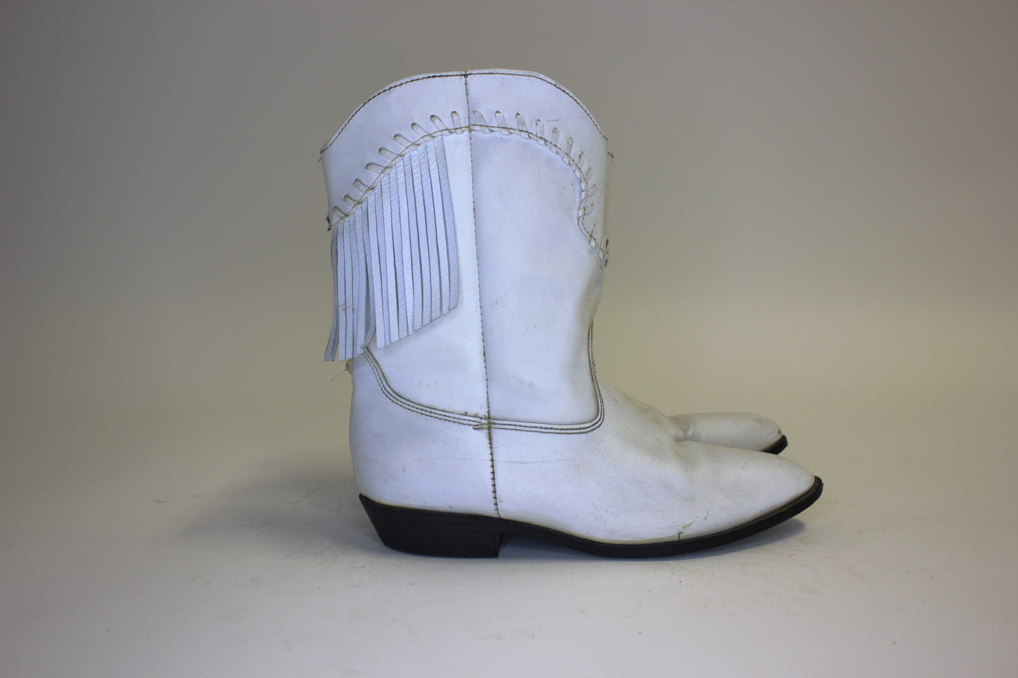 White cowboy boots