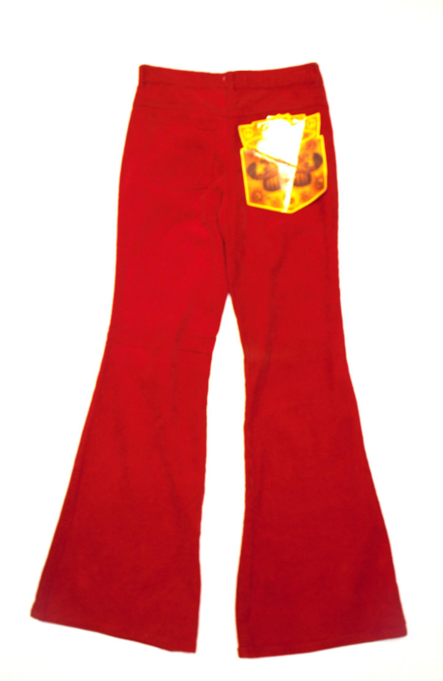 Red Corduroy Flares